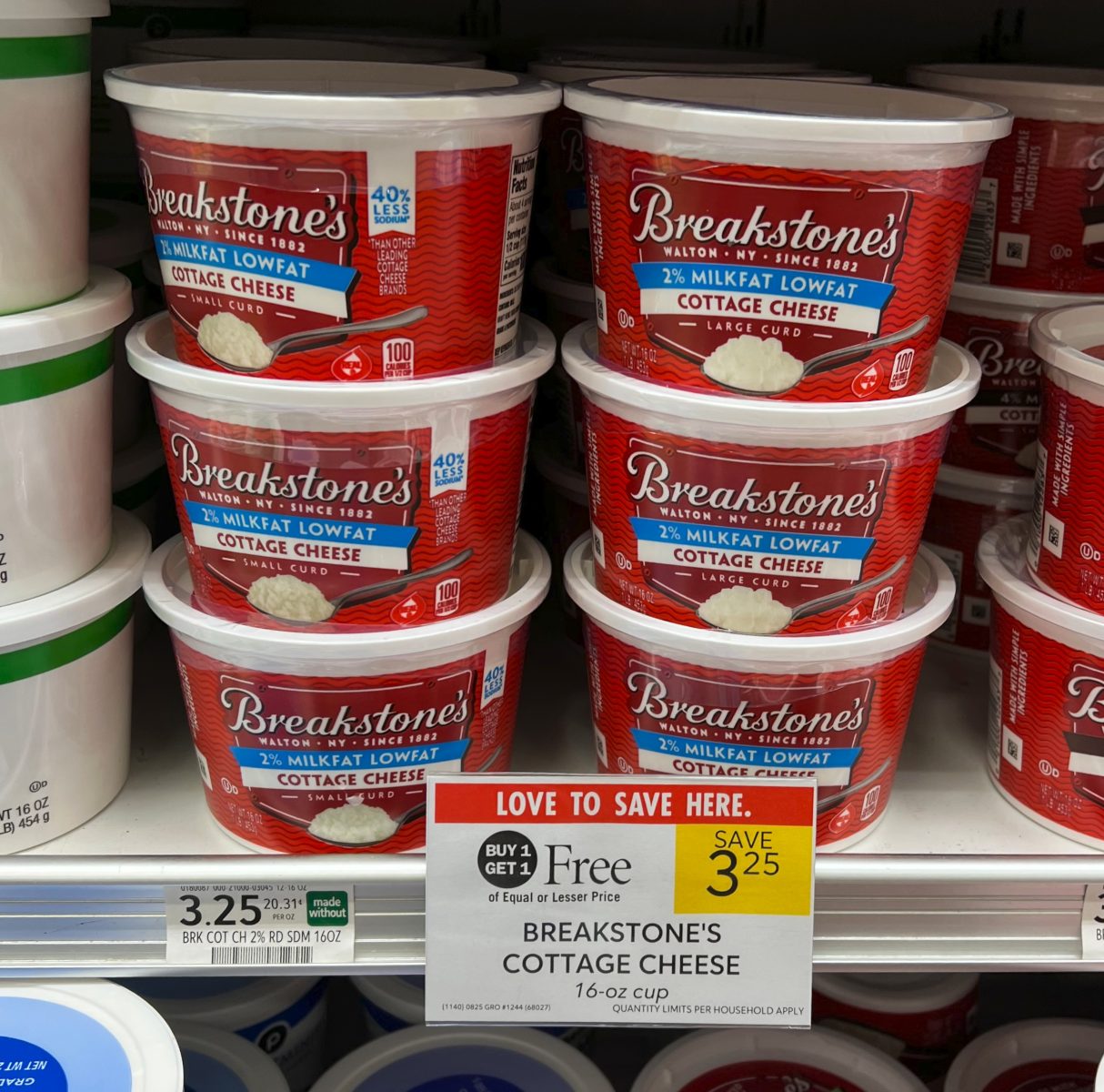 Breakstone’s Cottage Cheese Is As Low As 63¢ Right Now At Publix
