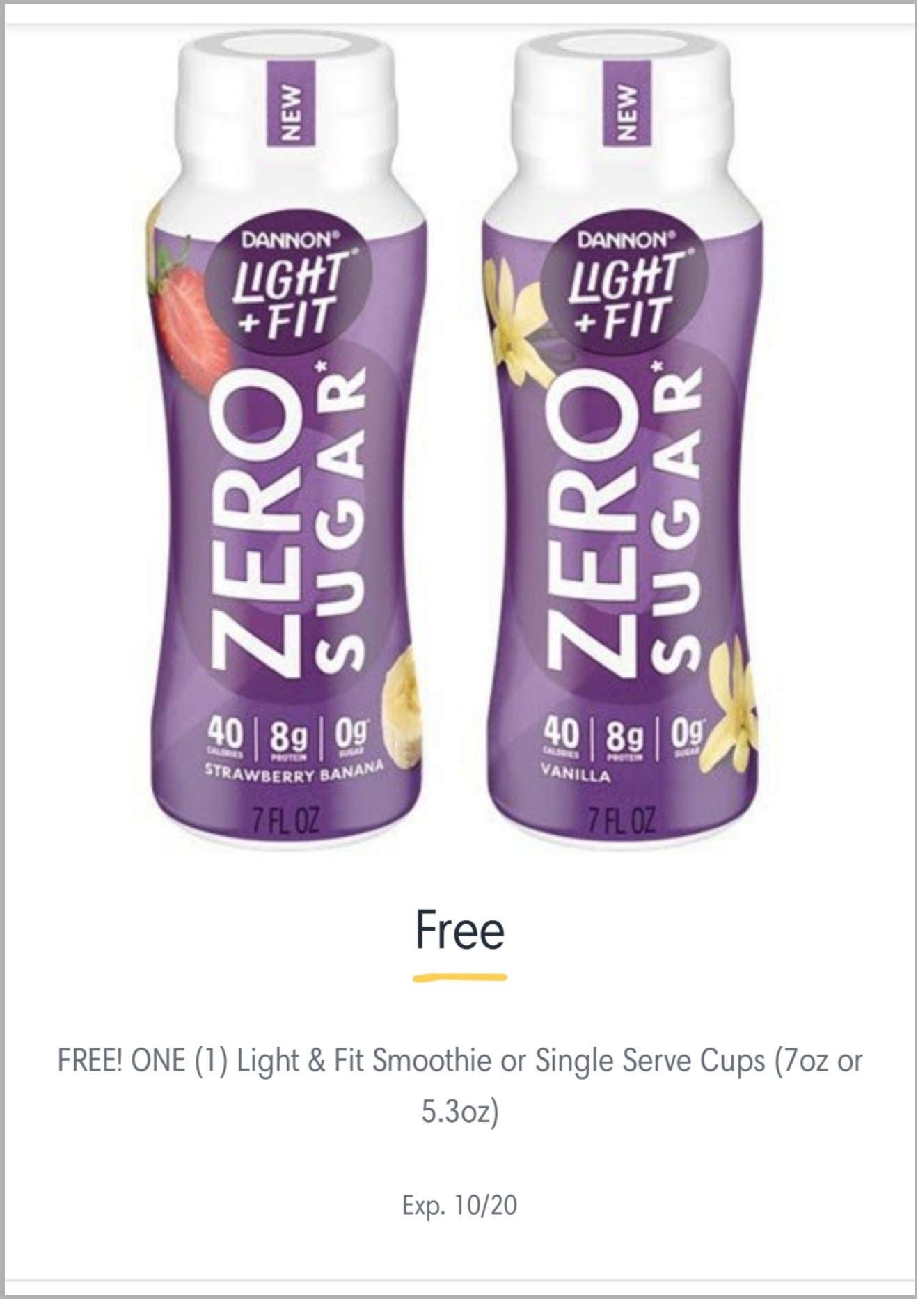 Pick Up A FREE Dannon Light+Fit Zero Sugar Drink At Publix iHeartPublix