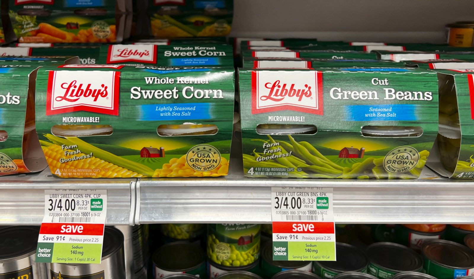 Get Libby’s Vegetable Cups 4-Pack For Just 58¢ At Publix - iHeartPublix