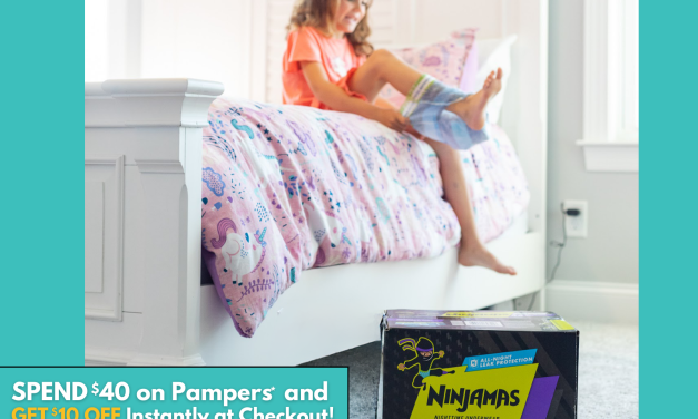 Head Into Publix To Save $10 On Pampers, Ninjamas And Easy Ups Products
