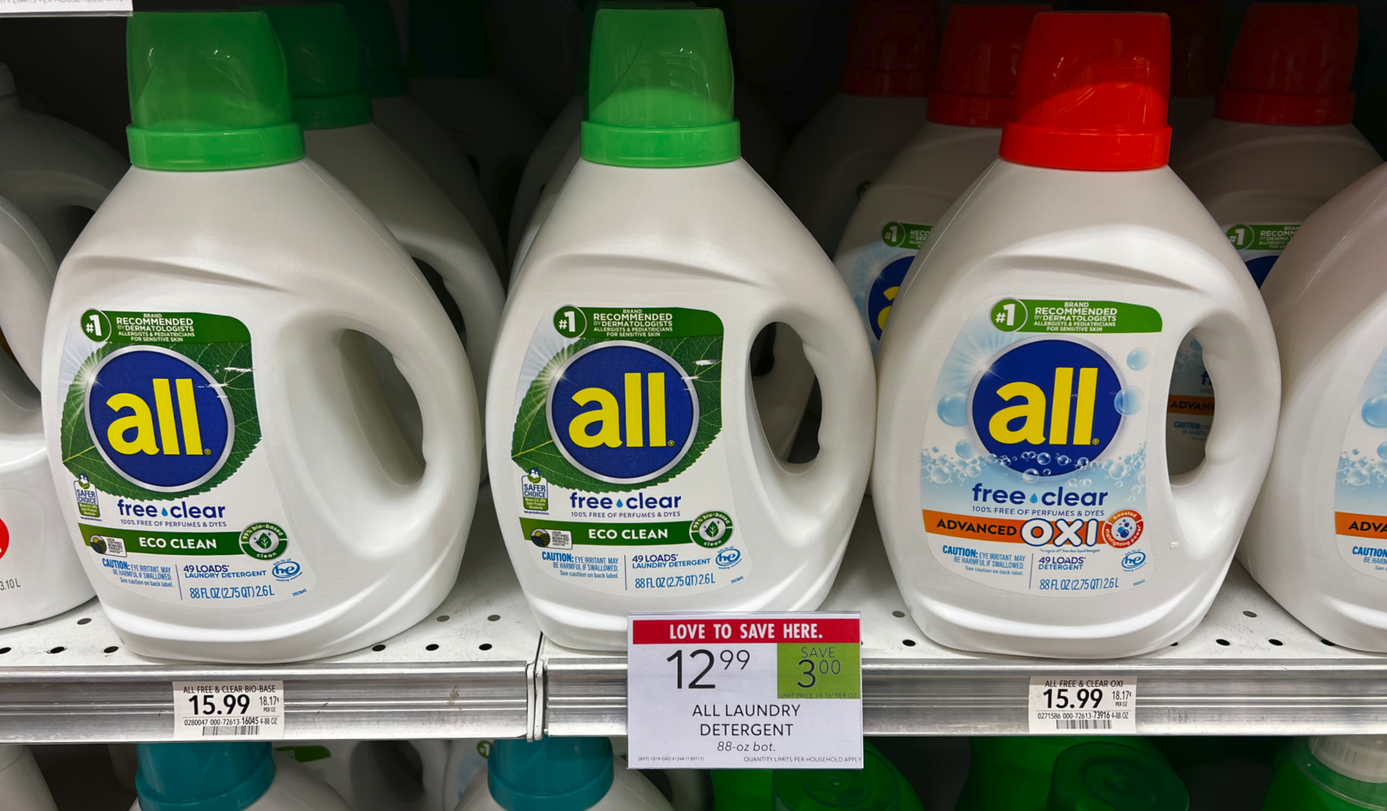Get All Free Clear Laundry Detergent For Just 9.99 At Publix (Regular