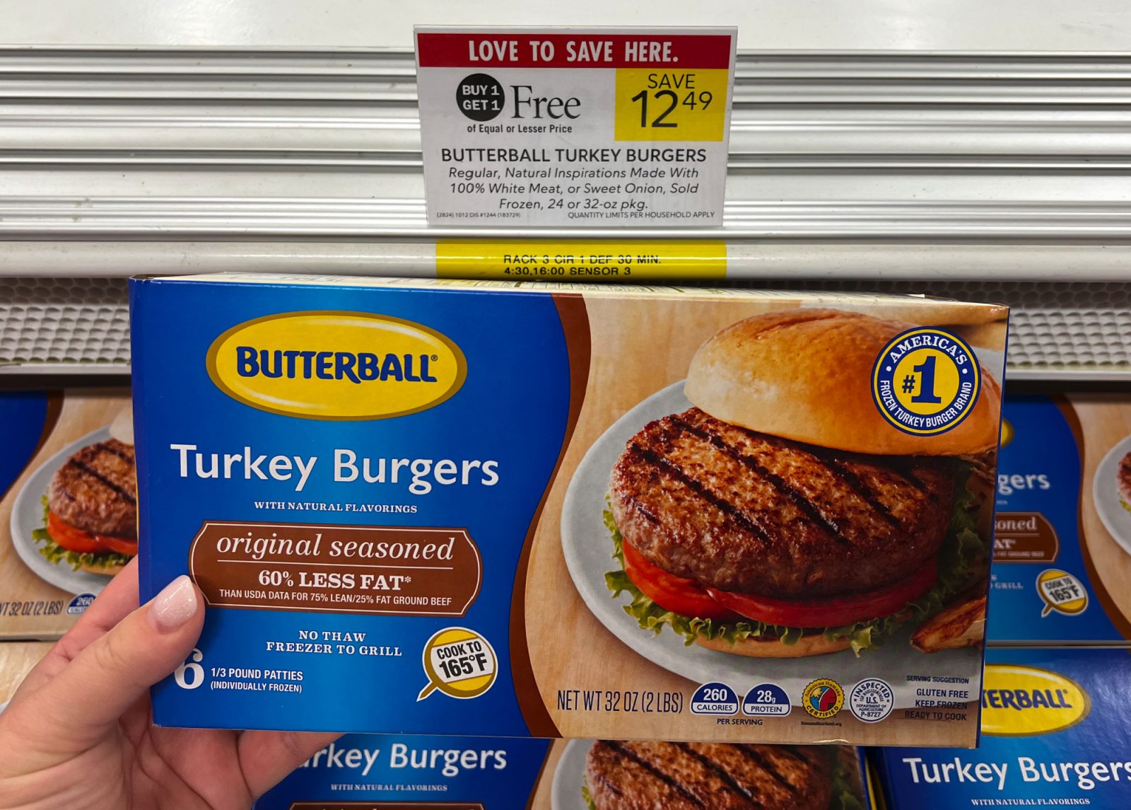 Butterball Turkey Burgers Only 4.25 At Publix (Regular Price 12.49
