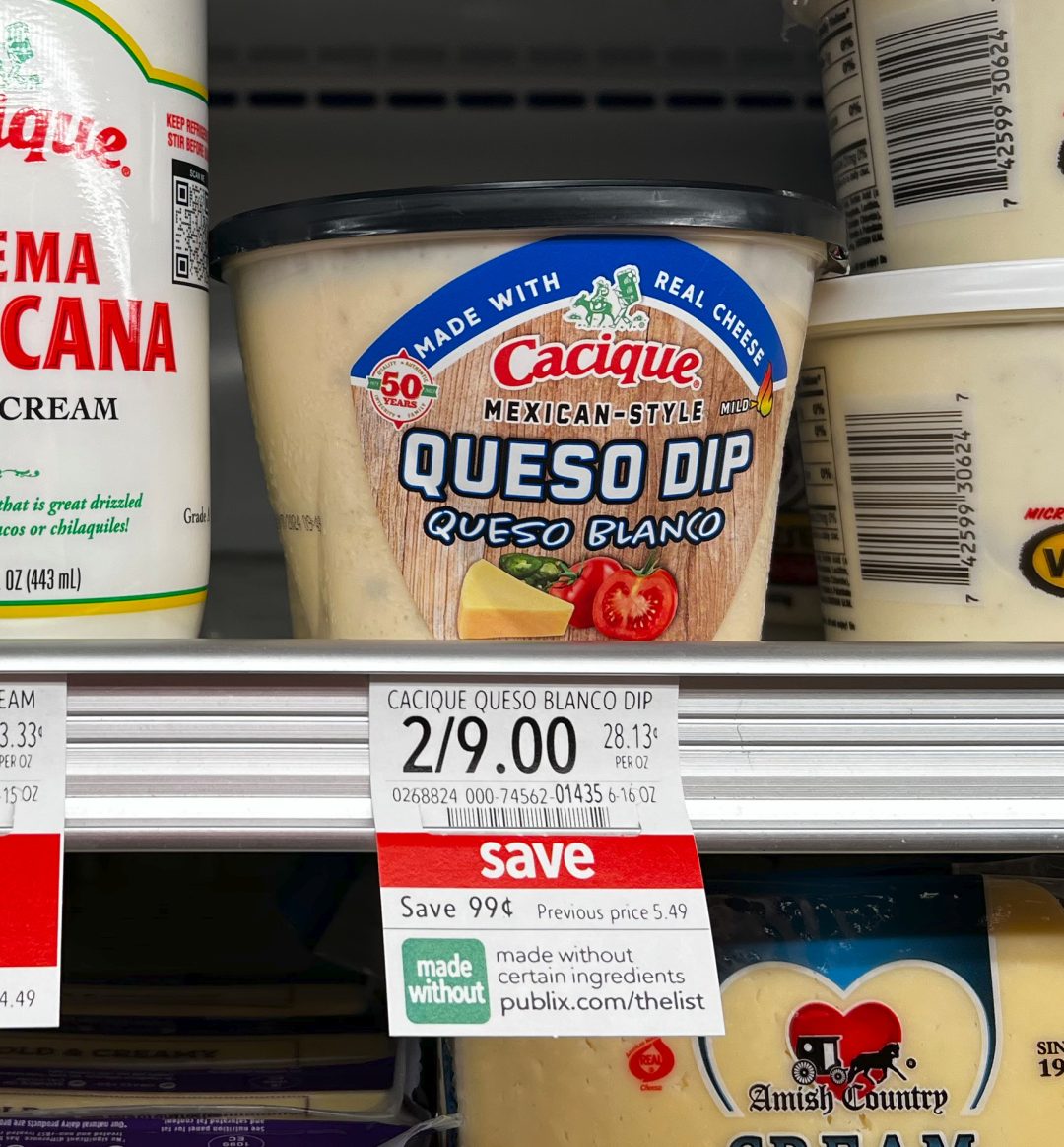 Cacique Queso Dip Just 2.25 At Publix iHeartPublix
