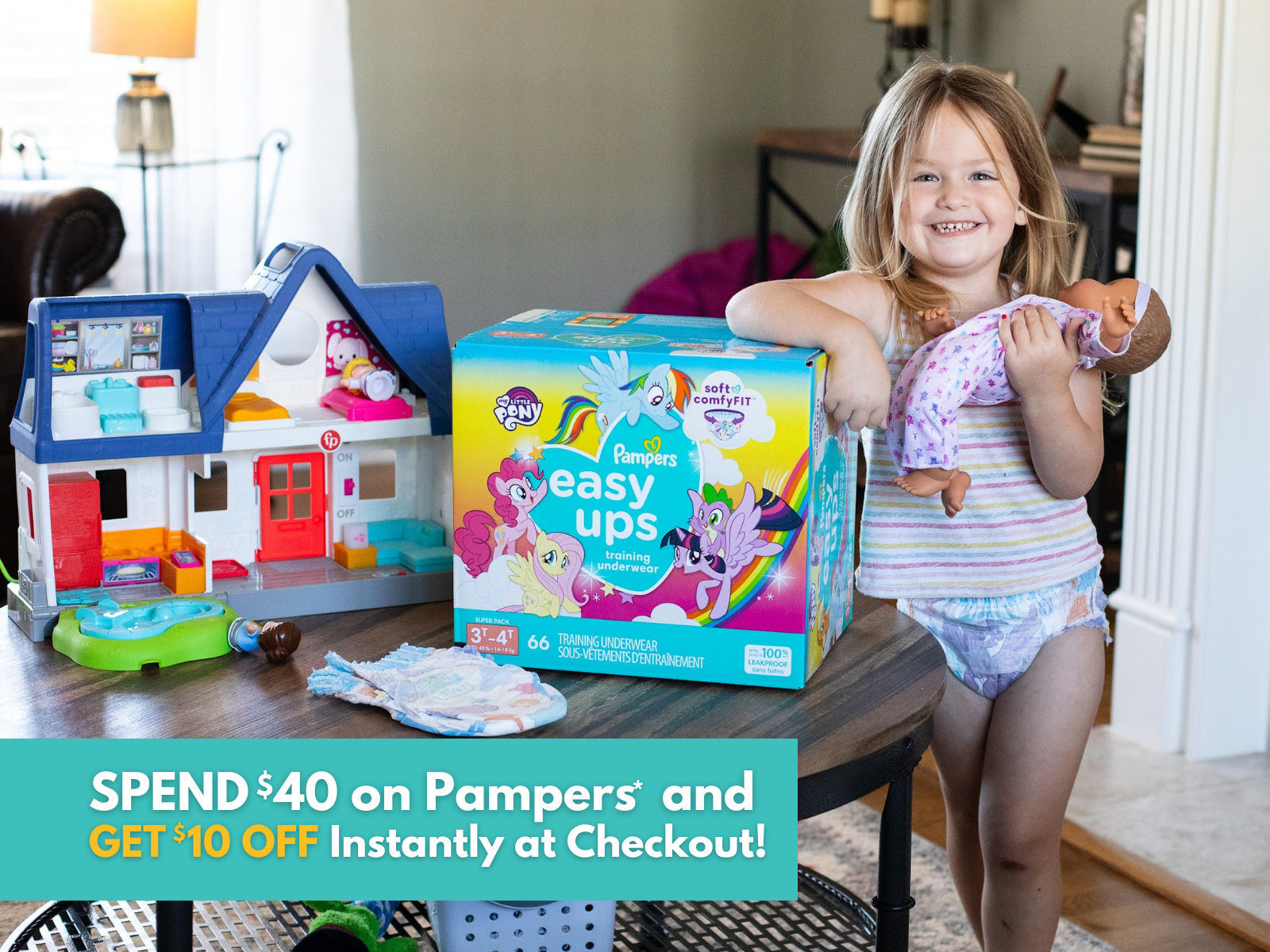Still Time To Grab $10 In Savings – Stock Up On Pampers, Easy Ups