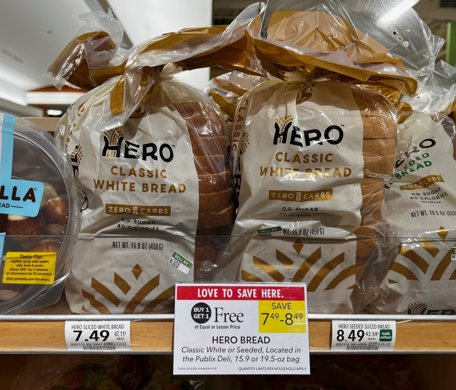 Get Hero Bread As Low As 1.50 At Publix (Regular Price 7.49