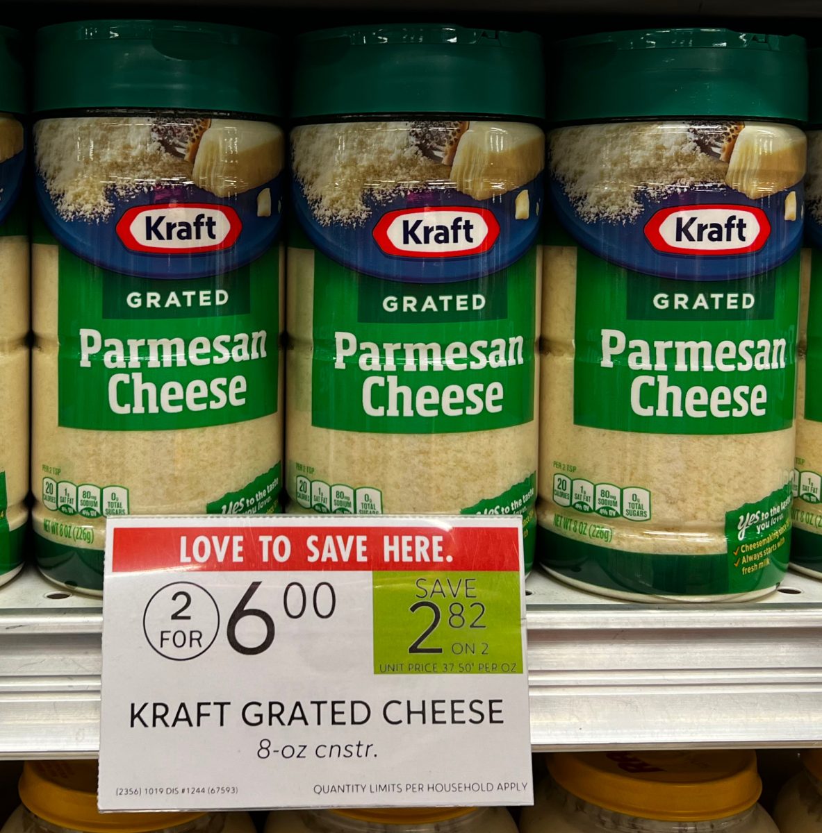 Kraft Grated Parmesan Cheese Just 2.50 At Publix iHeartPublix