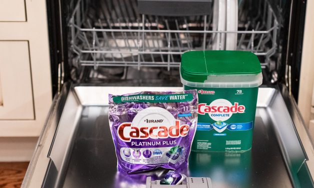 Cascade Dishwasher Detergent Tubs As Low As $15.99 At Publix – Save $7