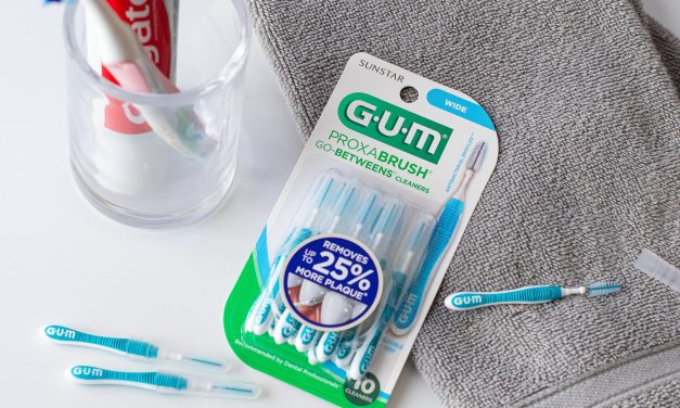 Ring in the New Year With A Confident, Sparkling Smile & Save $1 On GUM® Proxabrush® Go-Betweens® At Publix