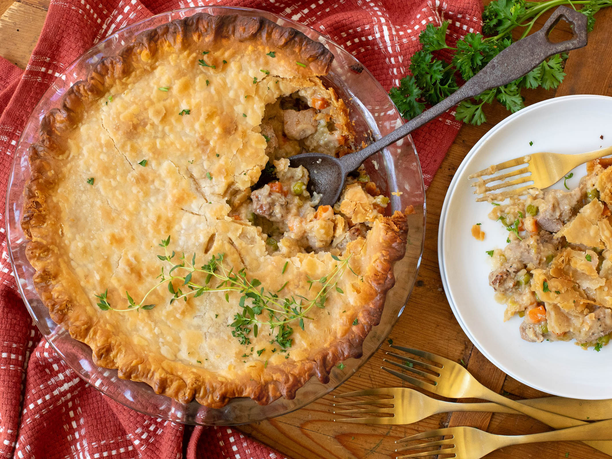 Serve Up Great Taste With Ease At Your Next Gathering – Grab Hatfield Marinated Pork For My Pork Pot Pie
