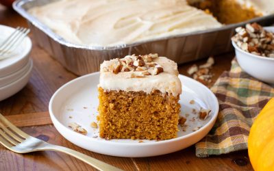 Shake Up Your Holiday Menu With My Pumpkin Cake ( + Grab Savings On EZ Foil® Pans At Publix)