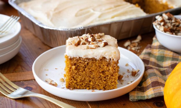 Shake Up Your Holiday Menu With My Pumpkin Cake ( + Grab Savings On EZ Foil® Pans At Publix)