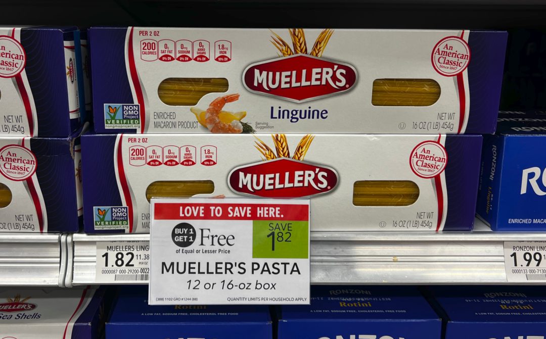 Mueller’s Pasta As Low As 51¢ Per Box At Publix - iHeartPublix