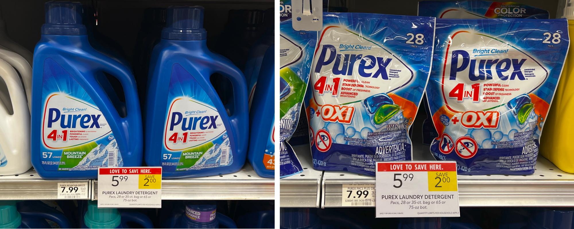 Score Purex Laundry Detergent For 4.99 At Publix (Regular Price 7.99