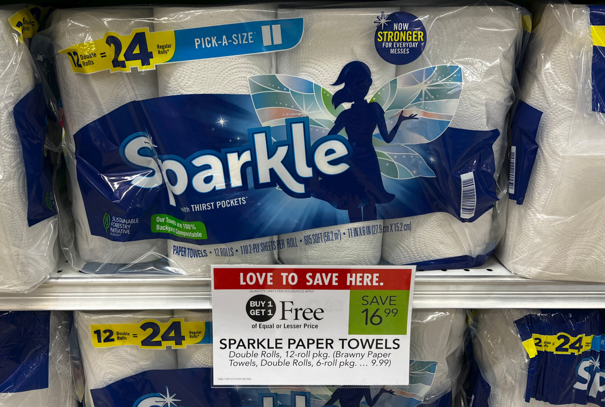 Sparkle Paper Towels Just 7 At Publix (Regular Price 16.99