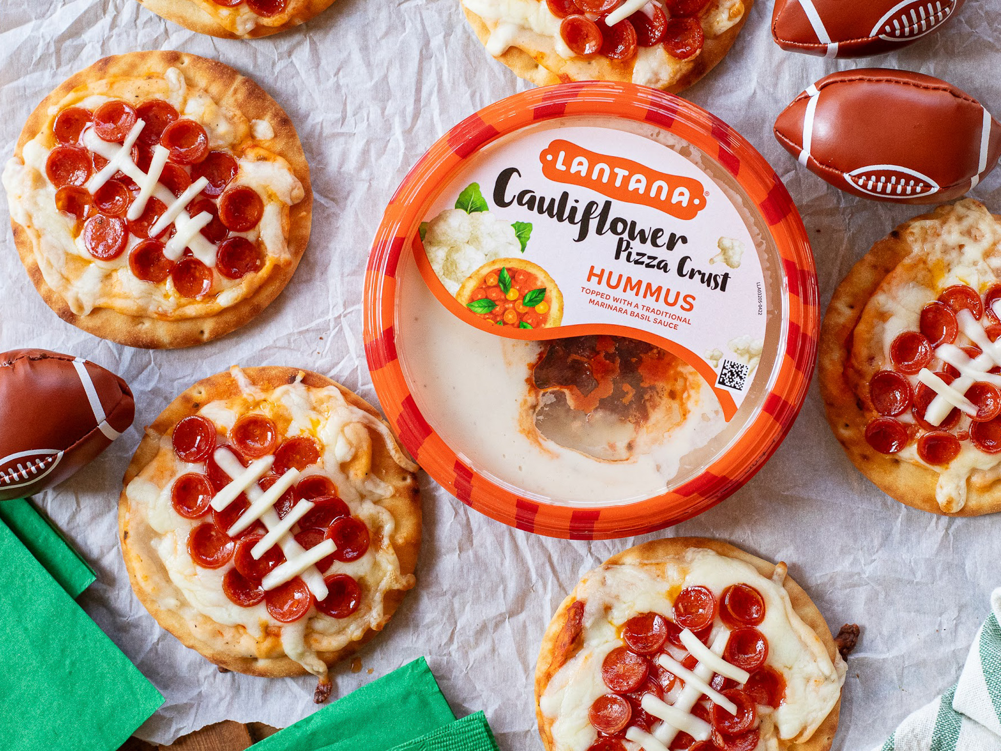 Try Lantana Cauliflower Pizza Crust Hummus The Ultimate Game Day