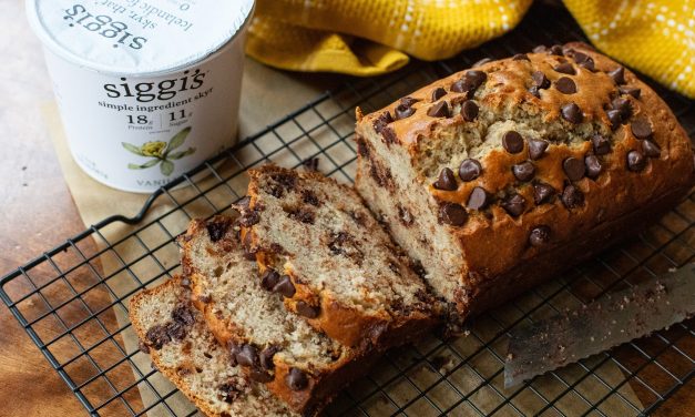 Grab BOGO siggi’s®  & Serve Up Some Delicious Chocolate Chip Banana Bread