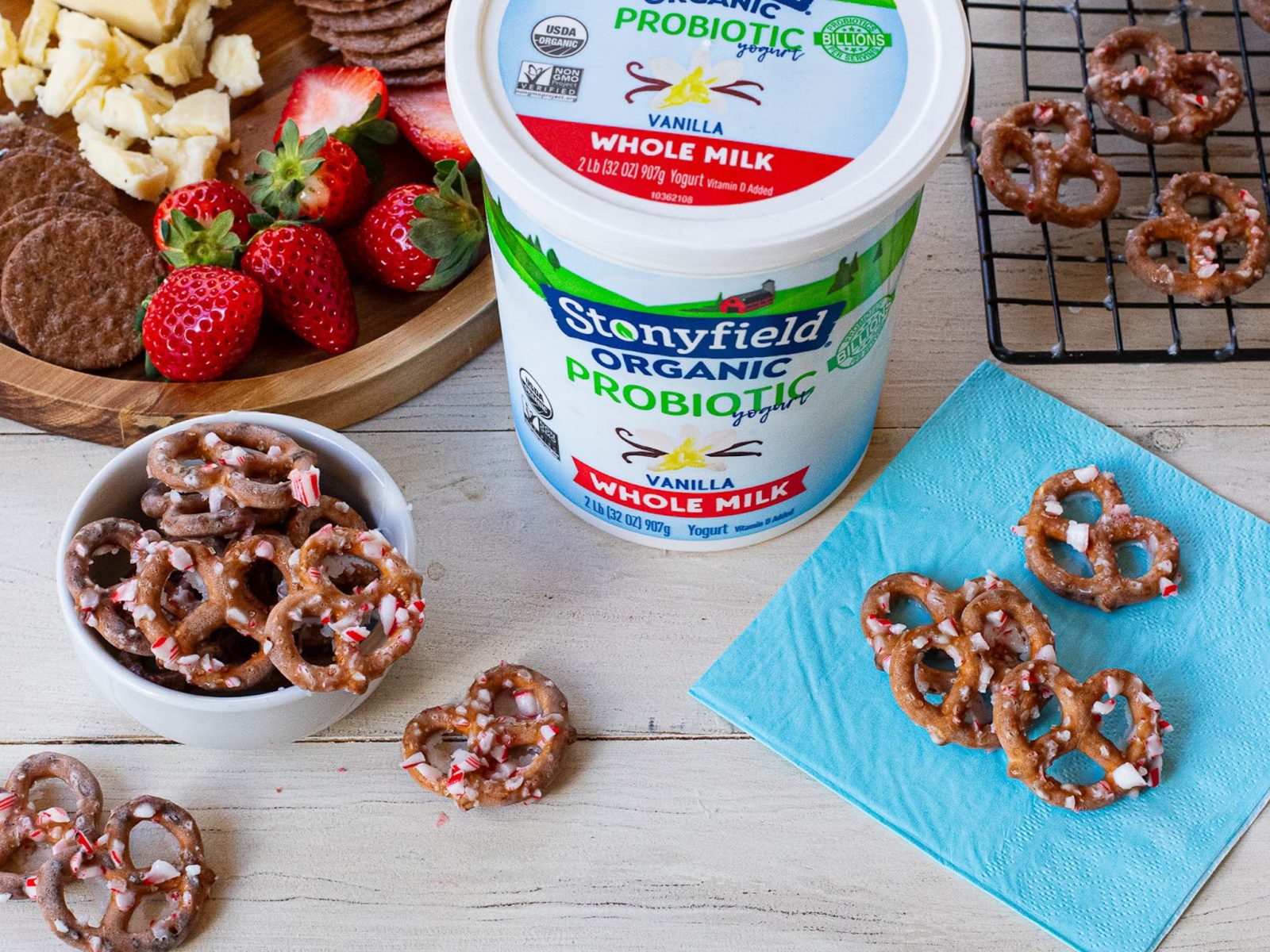 Serve Up Delicious Yogurt Covered Pretzels Made With Stonyfield Yogurt