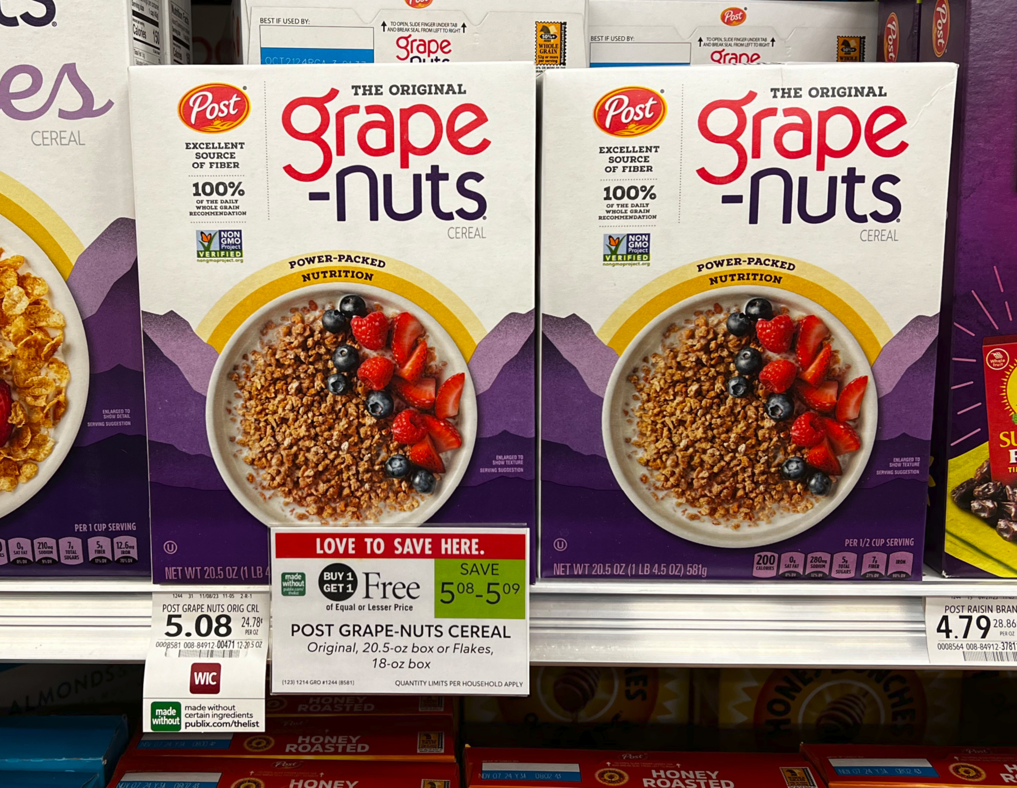 Post GrapeNuts Cereal As Low As 1.54 Per Box At Publix iHeartPublix
