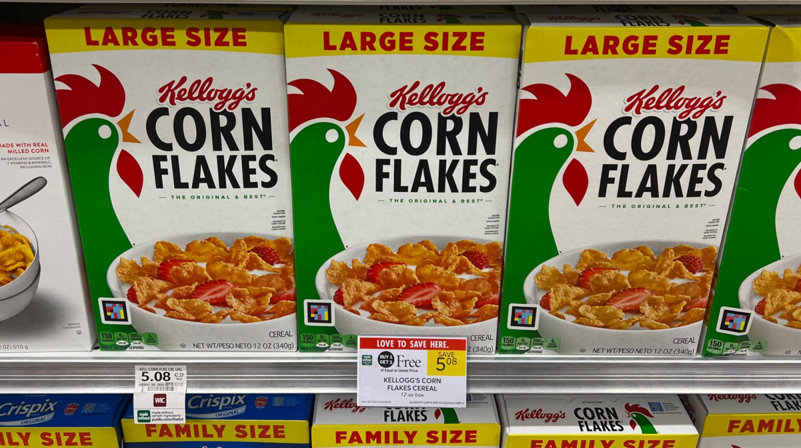 Get The BIG Boxes Of Kellogg’s Corn Flakes For As Low As 2.04 At
