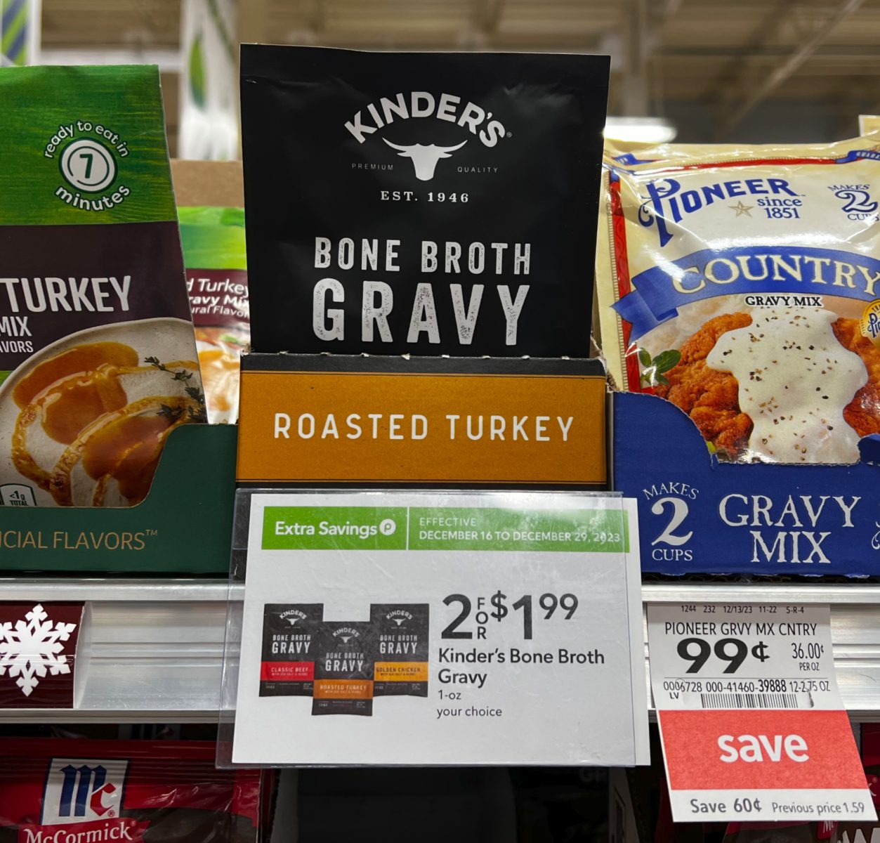 Kinder’s Roasted Turkey Bone Broth Gravy Just 16¢ At Publix iHeartPublix