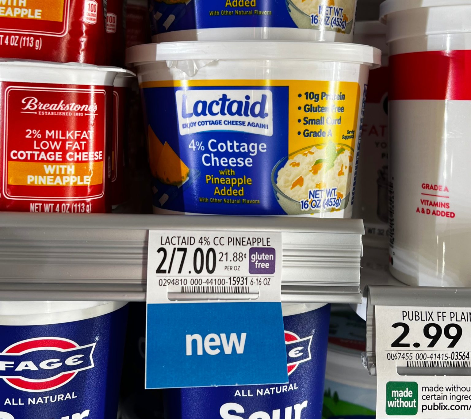 FREE Lactaid Pineapple Cottage Cheese At Publix iHeartPublix