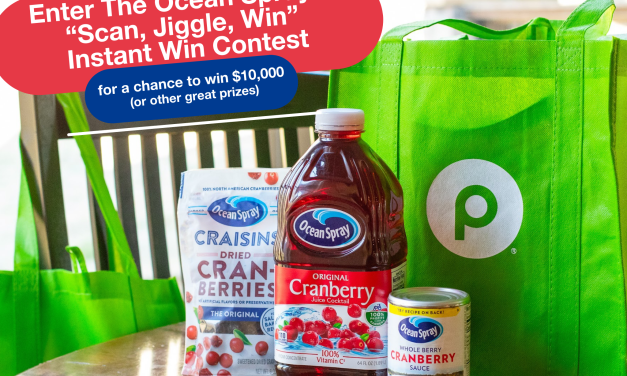 Enter The Ocean Spray® “Scan, Jiggle, Win” Instant Win Game For A Chance To Win $10,000 (Or Other Great Prizes)