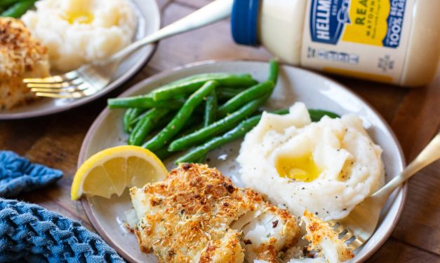 Save $3 On Hellmann’s Mayonnaise At Publix – Use It To Make Delicious Parmesan Panko Crusted Cod