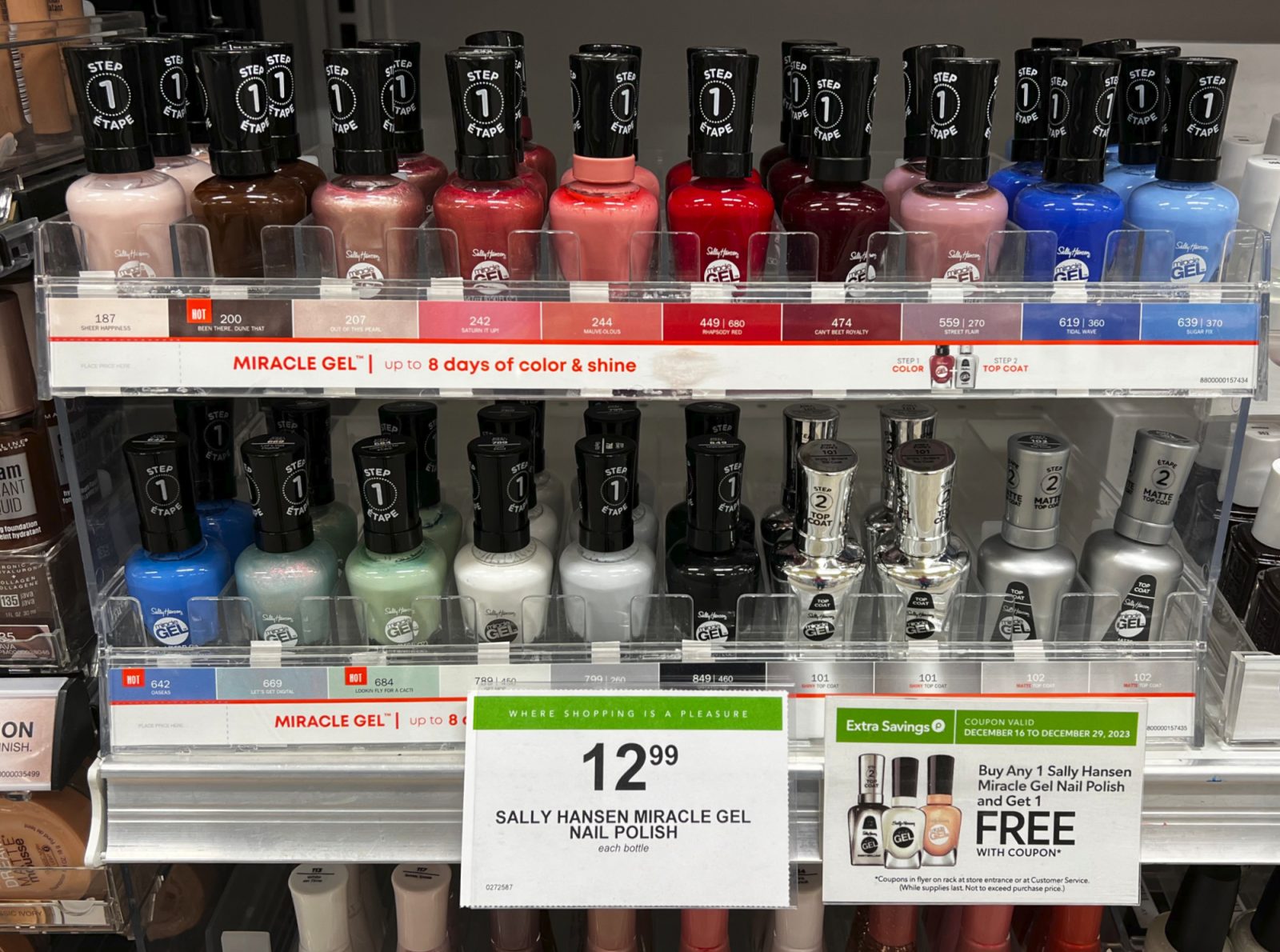Sally Hansen Miracle Gel Nail Polish Just 5 Per Bottle At Publix Less Than Half Price