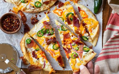 Add Some Kick To Game Day With This Bacon Jalapeño Popper Pizza – Save On Hatfield Bacon At Publix