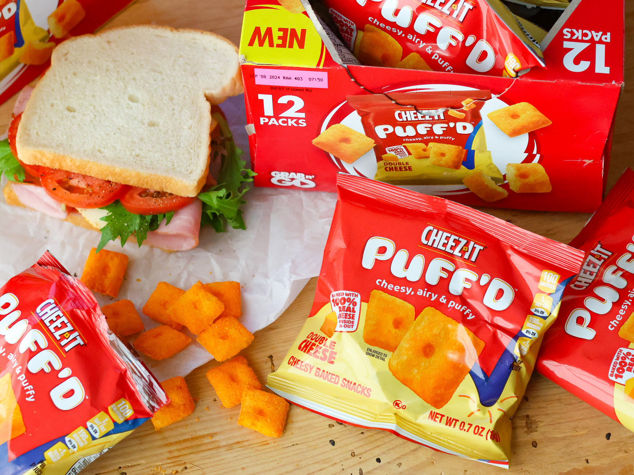 CheezIt Puff’d 12Packs As Low As 3.25 At Publix (Regular Price 8.49