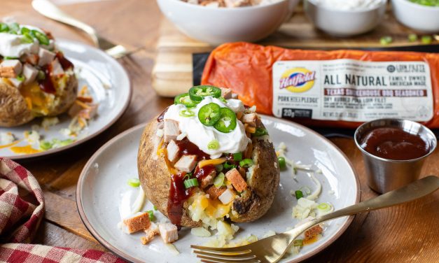 BBQ Pork Stuffed Baked Potatoes – The Perfect Easy Weeknight Meal!