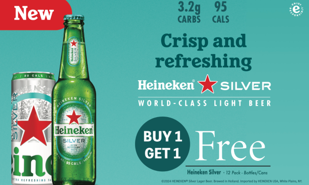 Time To Stock Your Cart – Heineken® Silver Is On Sale Buy One, Get One FREE!
