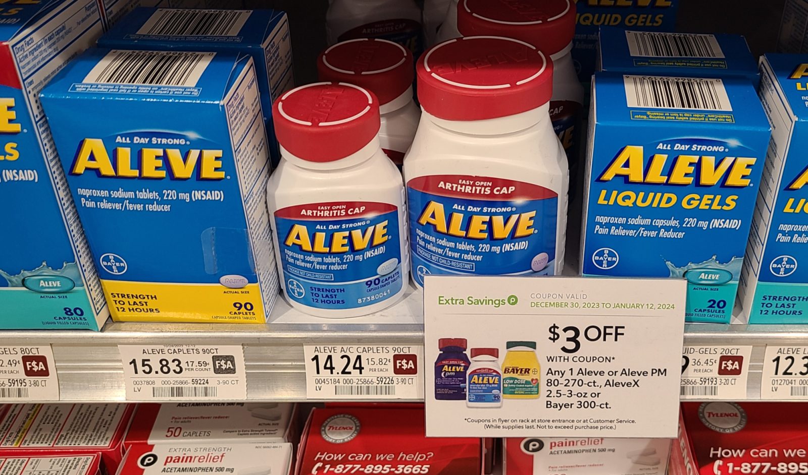 Aleve Coupons Make The Big Bottles As Low As $8.24 At Publix (Regular ...