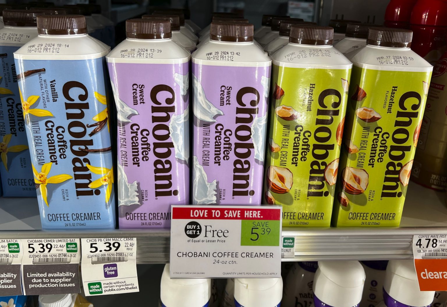 Grab Chobani Coffee Creamer As Low As 2.20 At Publix iHeartPublix