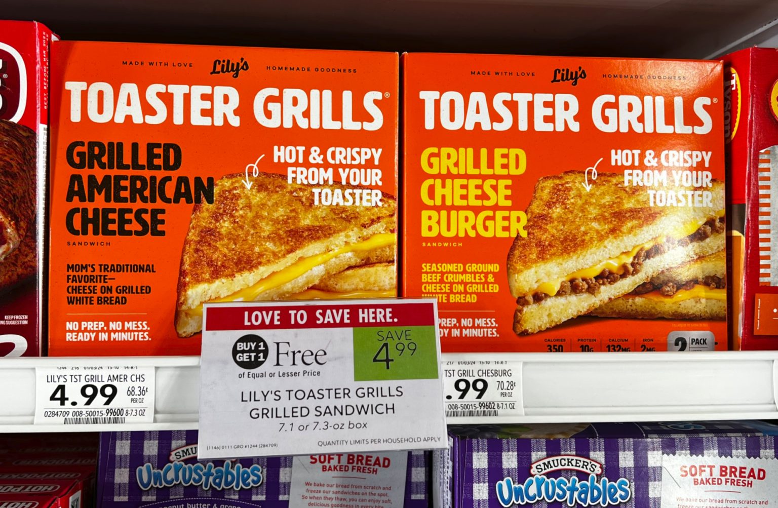 Lily’s Toaster Grills Sandwiches Just 1.50 Per Box At Publix
