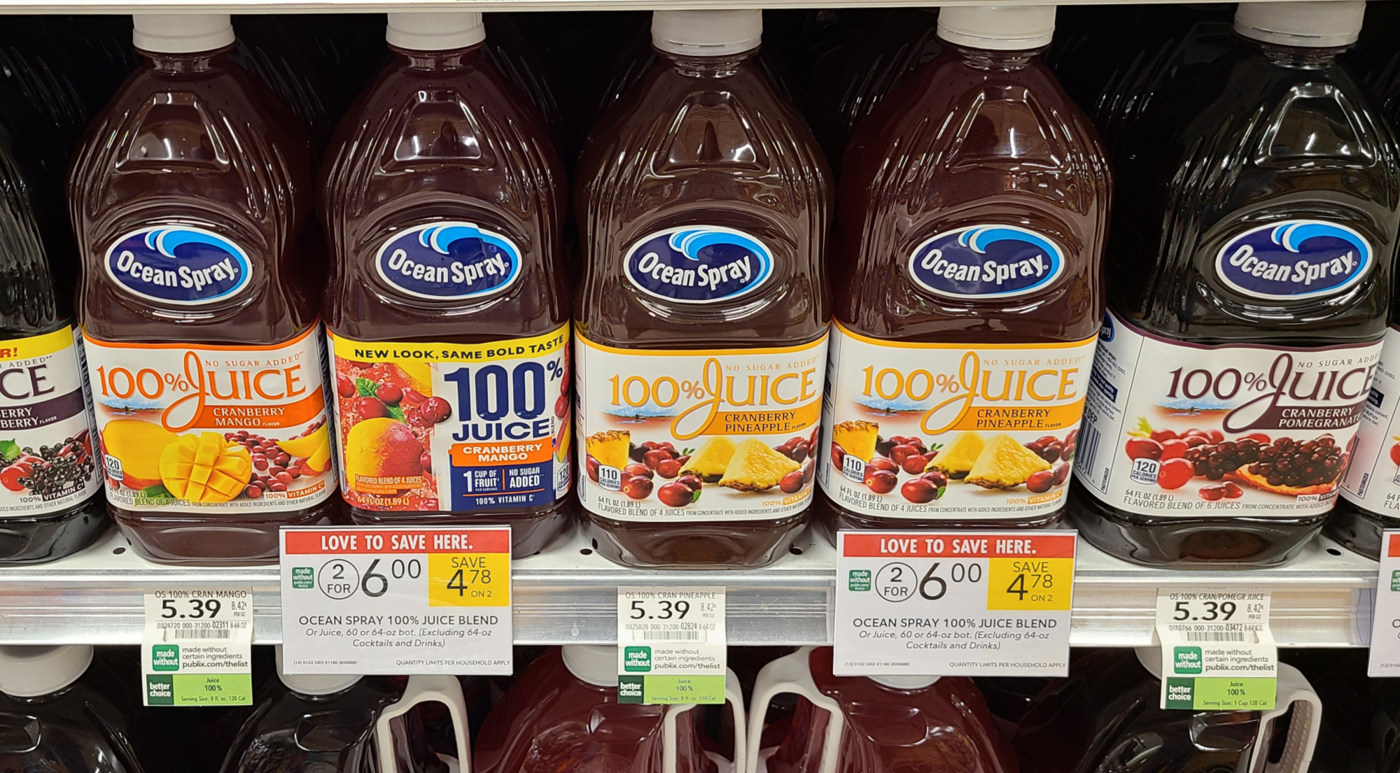 Ocean Spray Juice As Low As 2.50 At Publix iHeartPublix