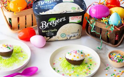 Stock Up On Breyers For Your Holiday Gatherings – Perfect For These Chocolate Easter Egg Cups
