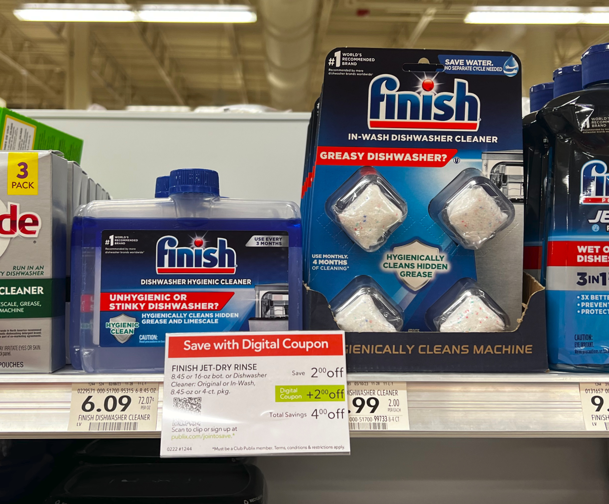 Save On Finish Dishwasher Cleaner This Week At Publix As Low As 2.09