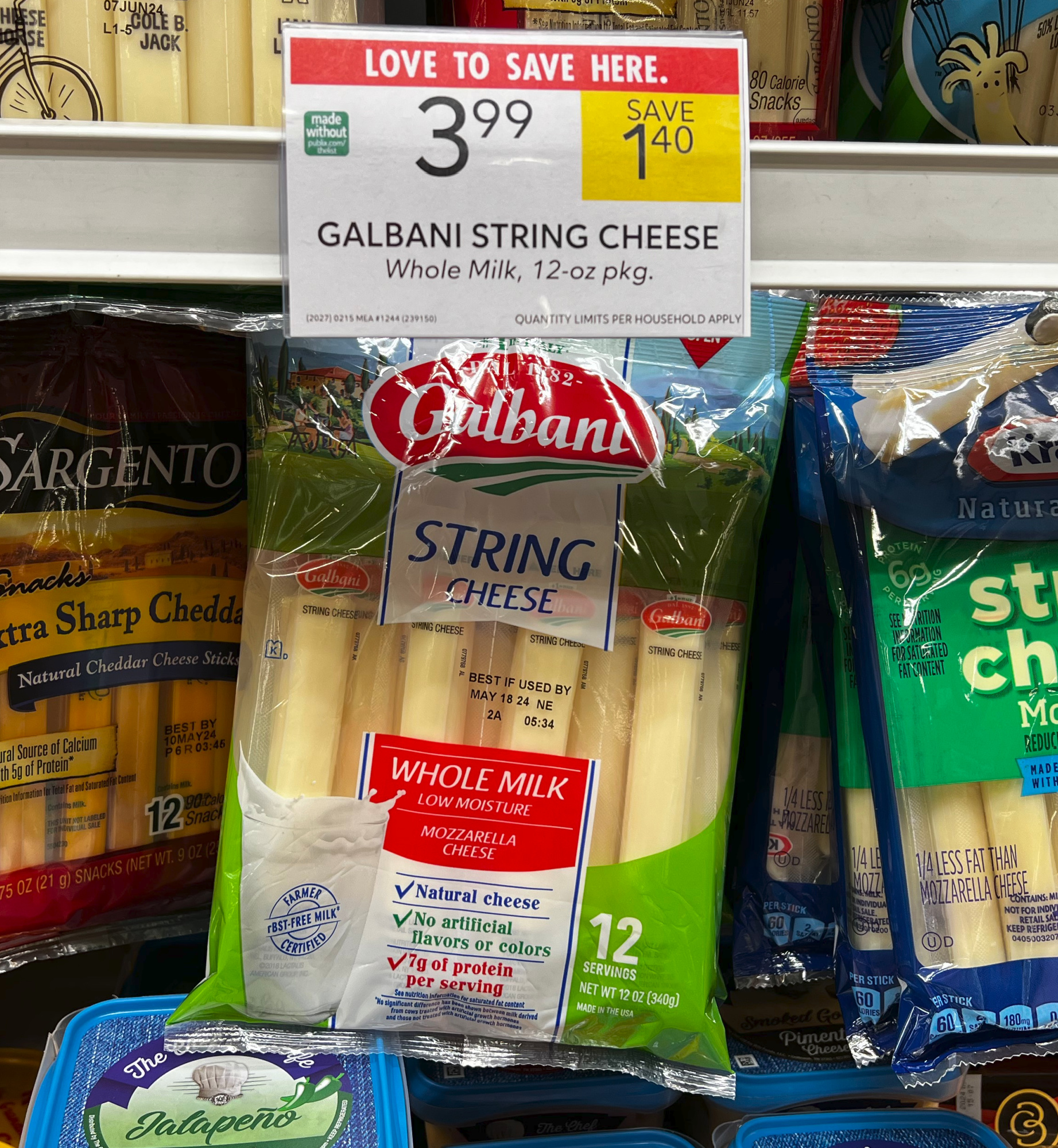 Get Galbani String Cheese For Just 2.99 At Publix (Regular Price 5.39