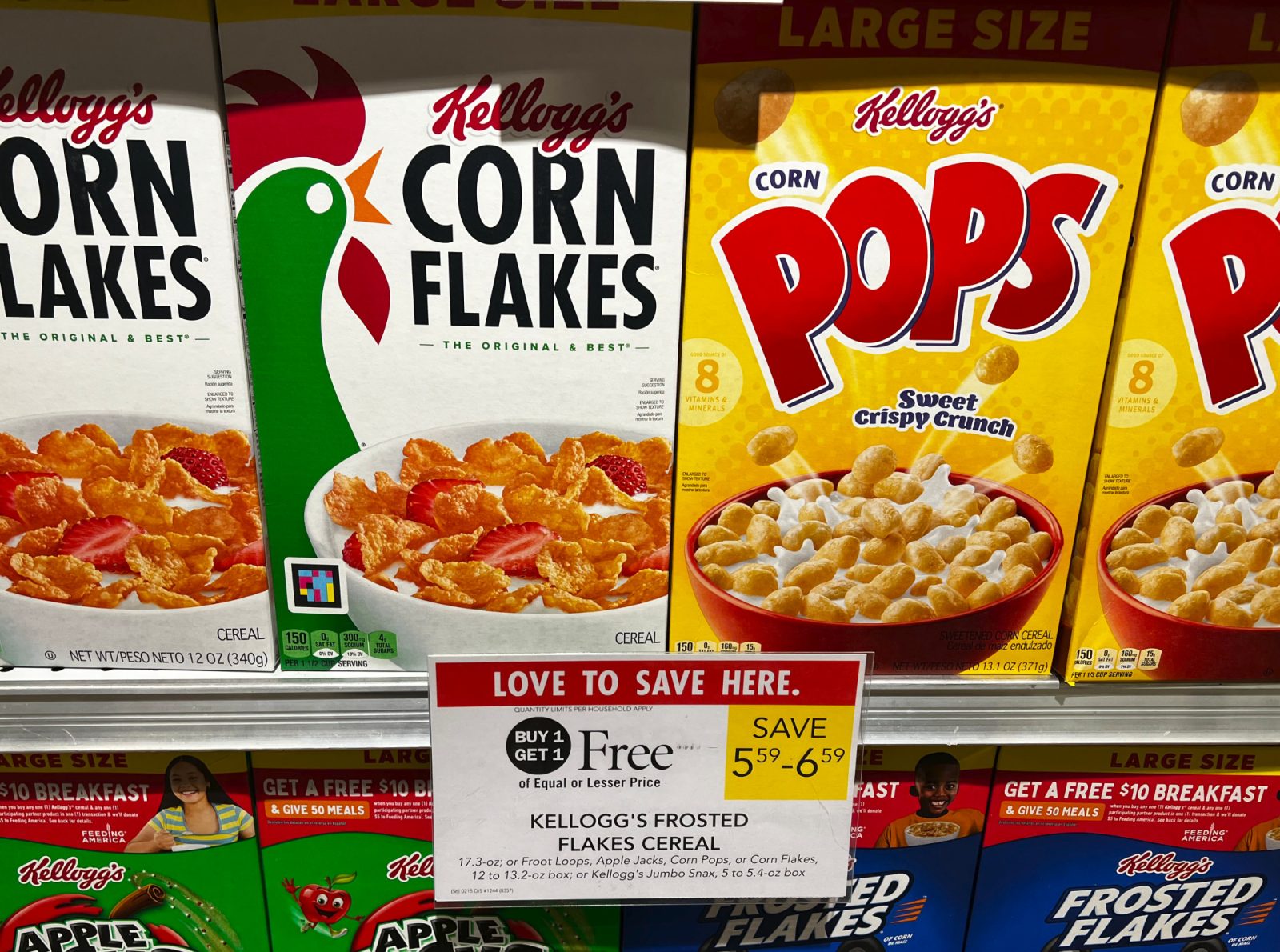 Get The BIG Boxes Of Kellogg’s Corn Flakes For As Low As 2.45 At