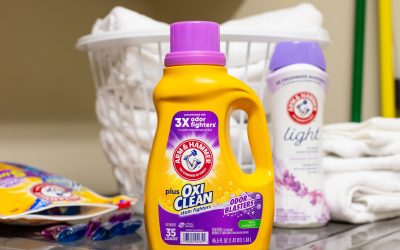 Don’t Miss Your Chance To Grab A Super Deal On ARM & HAMMER™ Plus OxiClean™ Detergent At Publix