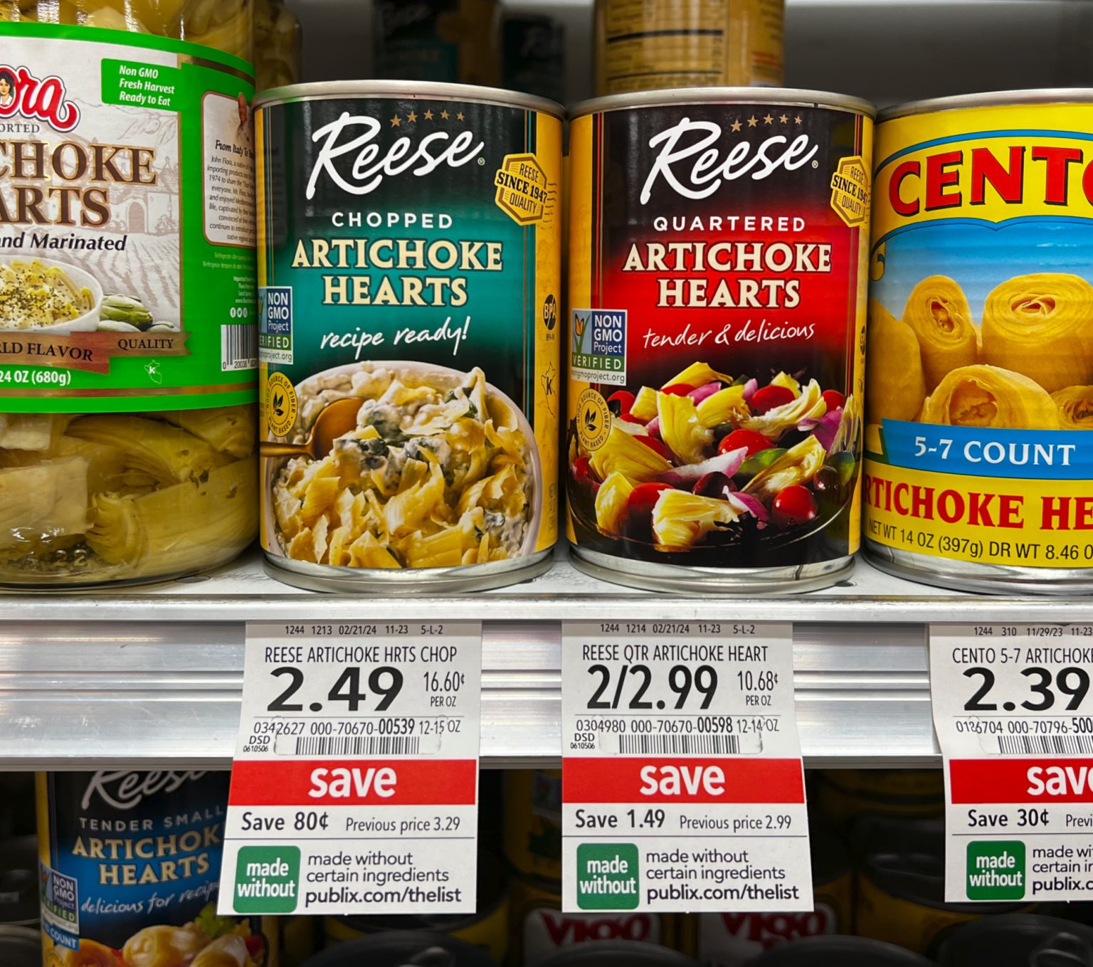 Reese Artichoke Hearts Just 1.20 Per Can At Publix iHeartPublix