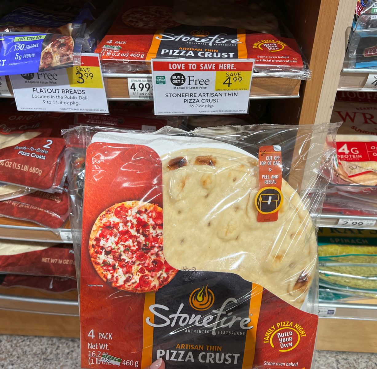 Stonefire Artisan Pizza Crust Just 1.50 At Publix Plus Cheap Dippers