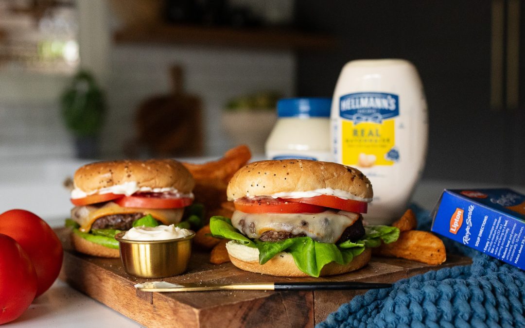 Grab BOGO Hellmann’s For These Best Ever Juicy Burgers