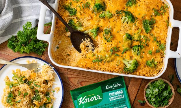 Grab BOGO Knorr Sides For This Cheesy Chicken Broccoli Bake