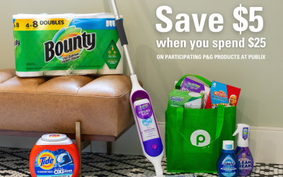Save $5 On Participating P&G Brands This Week At Publix