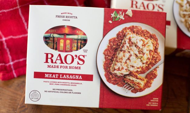 Rao’s Large Size Entrees Just $8.99 At Publix – Save $4
