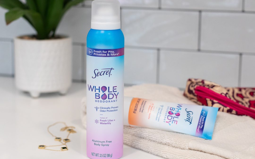 Secret Whole Body Spray Deodorant As Low As $8.99 At Publix (Regular Price $13.99)