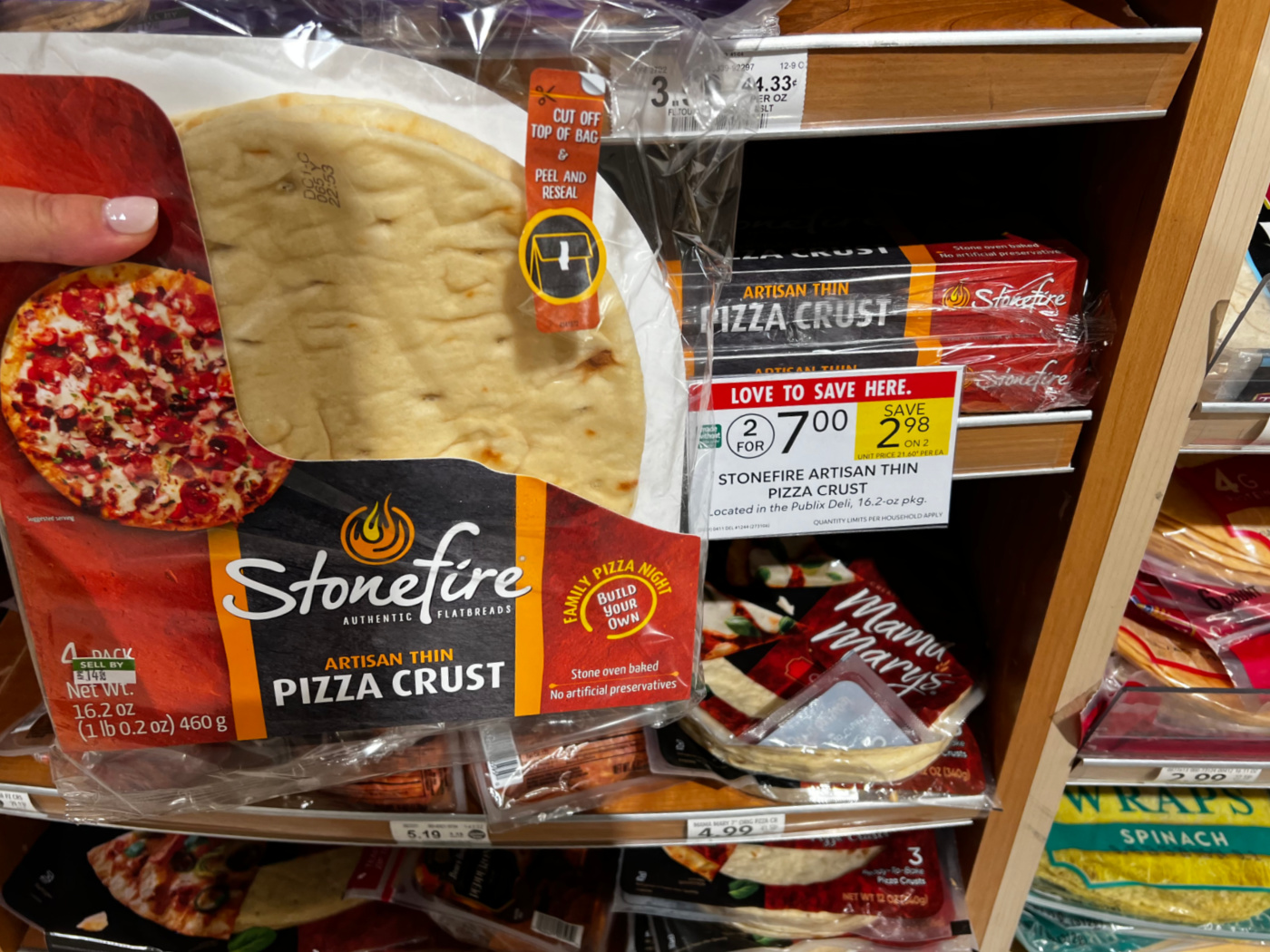 Get Stonefire Artisan Pizza Crust For Just 2.50 At Publix iHeartPublix