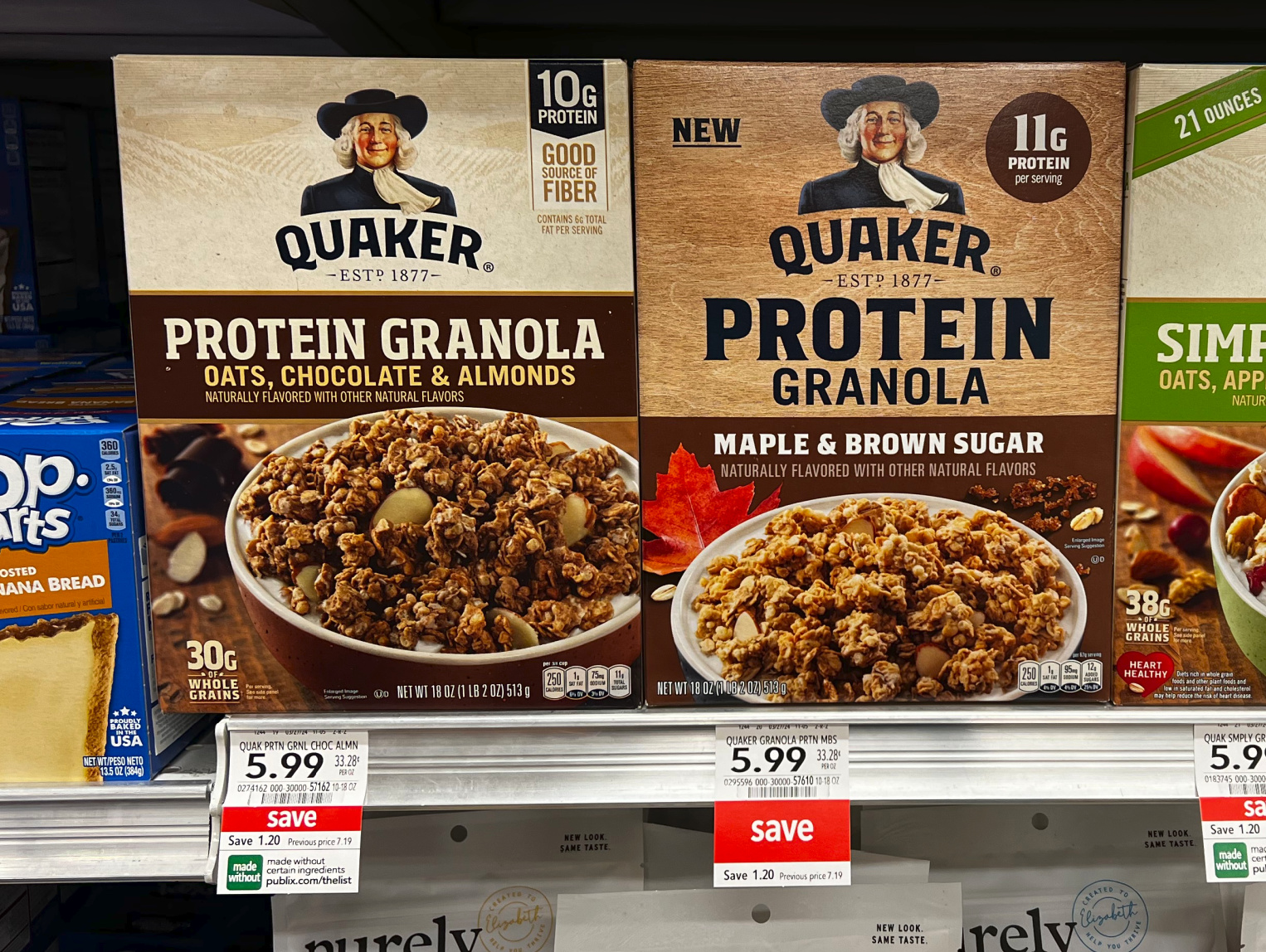 Quaker Protein Granola Just 4.74 Per Box At Publix iHeartPublix
